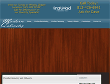 Tablet Screenshot of moderncabinetry.com